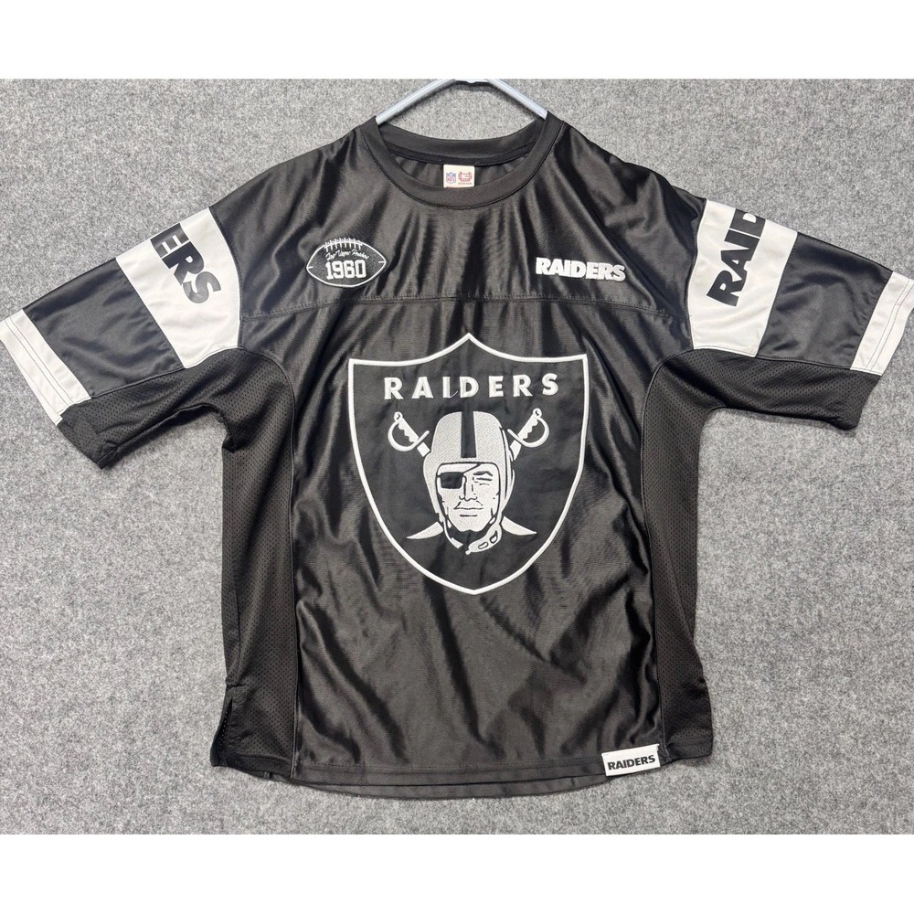 Las Vegas Raiders Ultra Game 1960 NFL Jersey Shirt Men's Small Black